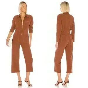 RACHEL PALLY Linen Canvas Shelby Jumpsuit in Masala
Medium